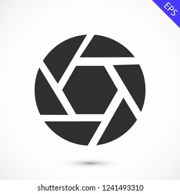diaphragm vector icon 10 eps