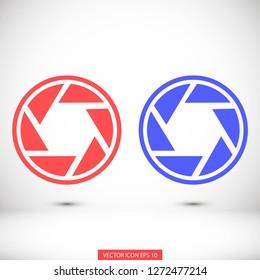 diaphragm vector icon 10 eps