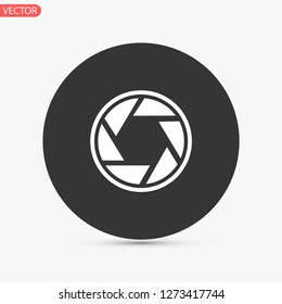 diaphragm vector icon 10 eps