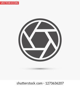 diaphragm vector icon 10 eps