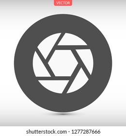 diaphragm vector icon 10 eps