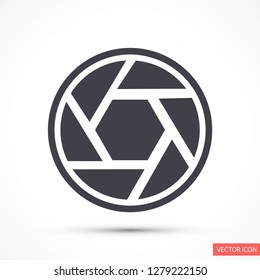 diaphragm vector icon 10 eps