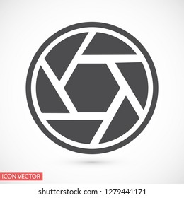diaphragm vector icon 10 eps