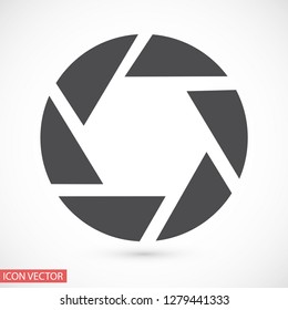 diaphragm vector icon 10 eps