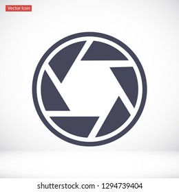 diaphragm vector icon 10 eps