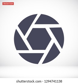 diaphragm vector icon 10 eps
