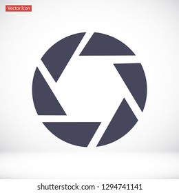 diaphragm vector icon 10 eps