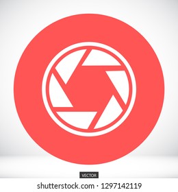 diaphragm vector icon 10 eps