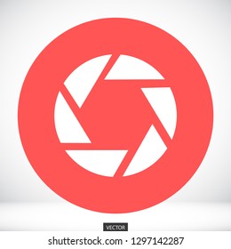 diaphragm vector icon 10 eps