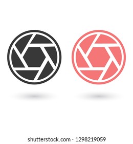diaphragm vector icon 10 eps