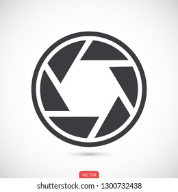 diaphragm vector icon 10 eps