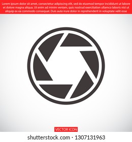 diaphragm vector icon 10 eps