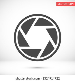 diaphragm vector icon 10 eps