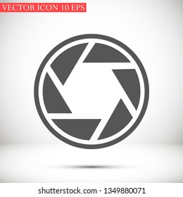 diaphragm vector icon 10 eps