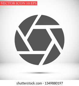 diaphragm vector icon 10 eps