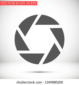 diaphragm vector icon 10 eps