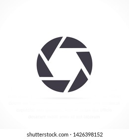 diaphragm vector icon 10 eps , Lorem ipsum Flat design
