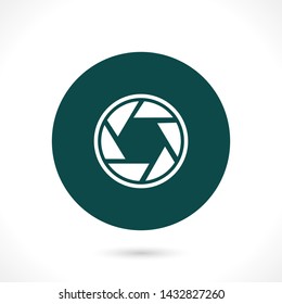 diaphragm vector icon 10 eps , Lorem ipsum Flat design