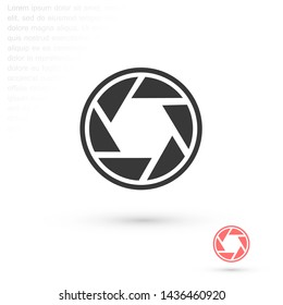 diaphragm vector icon 10 eps , Lorem ipsum Flat design