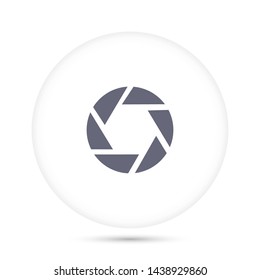 diaphragm vector icon 10 eps , Lorem ipsum Flat design