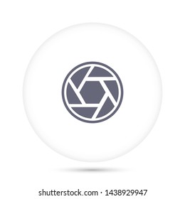 diaphragm vector icon 10 eps , Lorem ipsum Flat design