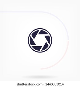 diaphragm vector icon 10 eps , Lorem ipsum Flat design
