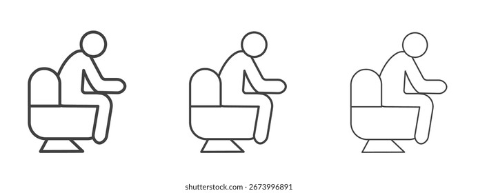 Design de ícone de diarreia, adequado para web, infográficos, interface e aplicativos.