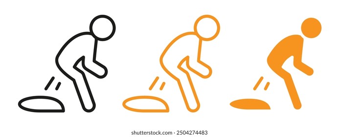 Diarrhea icon web design in vector