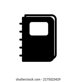 diary book icon vector illustration logo template for many purpose. Isolated on white background.
