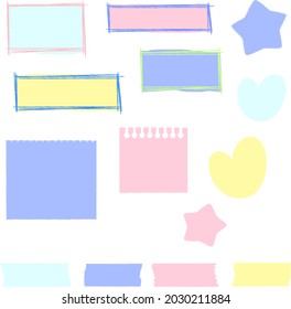 diseño de pegatinas de decoración de diario 6