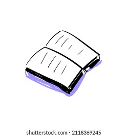 diary, doodle style vector illustration