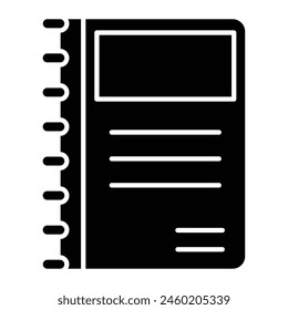 Diary Icon Design For Personal And Commercial Use.
