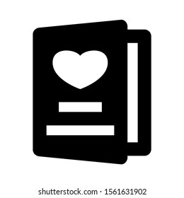 diary icon isolated sign symbol vector illustration - high quality black style vector icons
