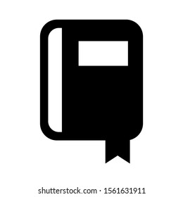 diary icon isolated sign symbol vector illustration - high quality black style vector icons
