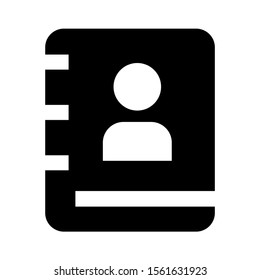 diary icon isolated sign symbol vector illustration - high quality black style vector icons
