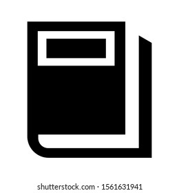 diary icon isolated sign symbol vector illustration - high quality black style vector icons
