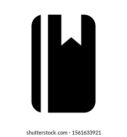 diary icon isolated sign symbol vector illustration - high quality black style vector icons
