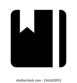 diary icon isolated sign symbol vector illustration - high quality black style vector icons

