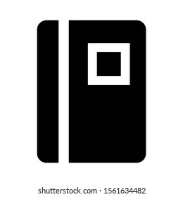 diary icon isolated sign symbol vector illustration - high quality black style vector icons

