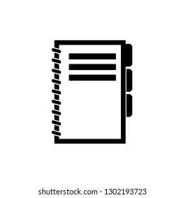 Diary icon, Notepad, Notebook icon ,document sign design