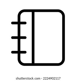 Diary Icon Vector Symbol Design Illustration
