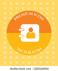 Diary Icon for Web. Application, Software & Graphic Design.