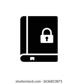 Diary with Lock Representing Personal Space and Privacy