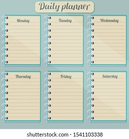 diary template with days of the week