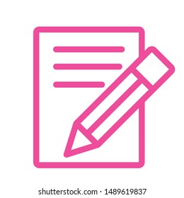 Diary valentine line icon logo design