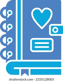 Diary vector icon. Can be used for printing, mobile and web applications.
