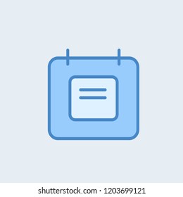 Diary Vector Icon on the white background