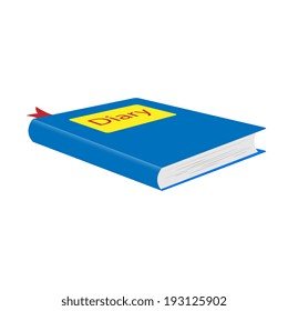 Diary. Vector illustration
