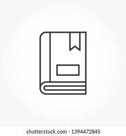 Diary Vector Out Line Icon