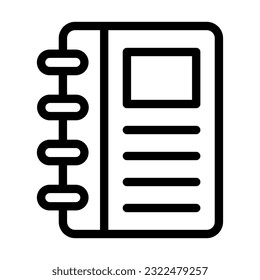Icono De Línea Espesa Del Vector Diario Para Uso Personal Y Comercial.
